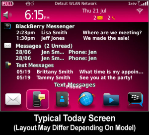 Simply7 Pink for BlackBerry Messenger - Today Plus
