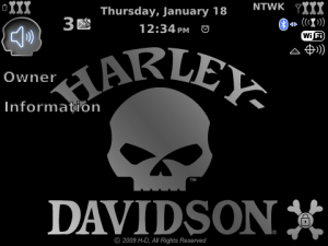 Harley-Davidson Black Skull Theme