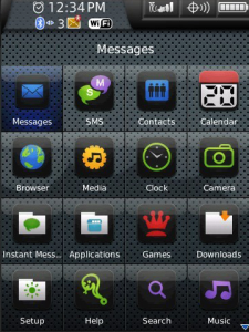 e-Mobile Black Leather Theme