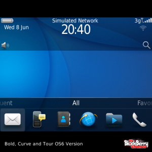 Blue Tech with OS7 Icons Theme