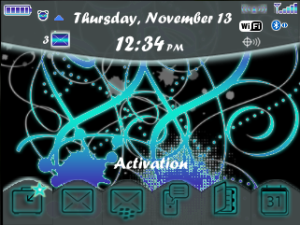 Blue Swirls Theme