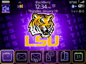 LSU Tigers College Theme