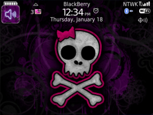 Pink Bow Skull PREMIUM Theme