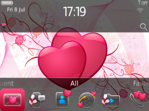 Pink Love Hearts Theme