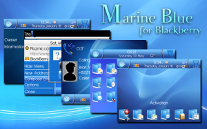 Marine blue theme