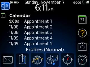 Calendar Reverse L 9 Icons