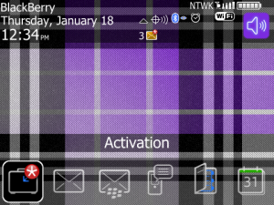 Bleached Plaid Purple
