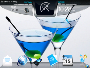 Bartender Custom Style theme for blackberry