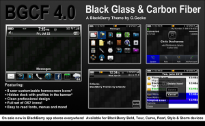 Black Glass and Carbon Fiber