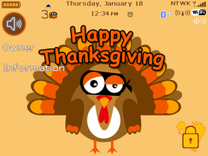 Thanksgiving Turkey Animated Theme