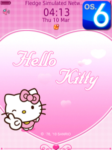 Hello Kitty and Big Pink Heart UR Theme