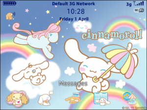 Cinnamoroll Rainbow Theme