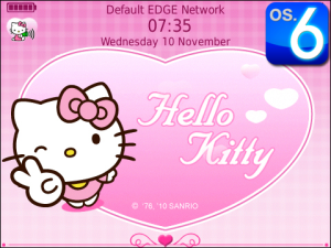 Hello Kitty Pink Heart UR ThemeTheme for OS 6.0.0