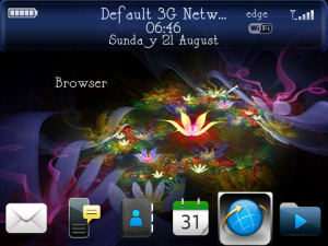 Glowing Flowers with OS7 icons