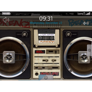 Retro Boombox Theme