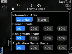 Black Arch Control Panel theme