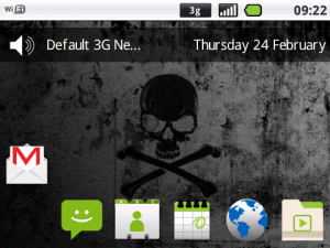 BeDroyd Grunge Skull Theme