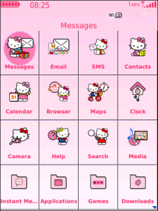 Hello Kitty twin dessert cupcake chocolate tea break
