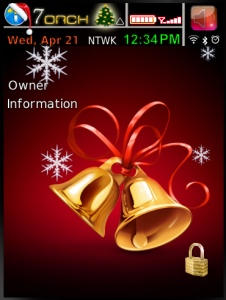 7 Orch HOLIDAY RED lmtd. for BlackBerry Torch 9800. 9700. 9600. 8900. 8500