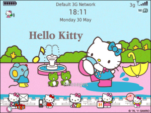 Hello Kitty Plays a Ball