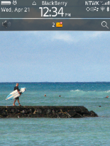 A Surfer on the Pier