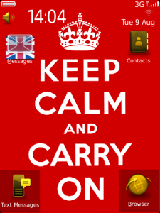 A Keep Calm and Carry On Theme