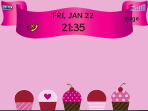 Ice Cream and Cupcakes 8300_8800 theme for BlackBerry