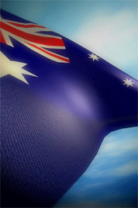 Flag of Australia Live Wallpaper