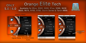 Orange Elite Tech theme