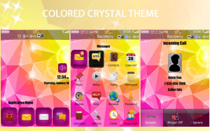 Colored Crystals Theme Including v 6.0