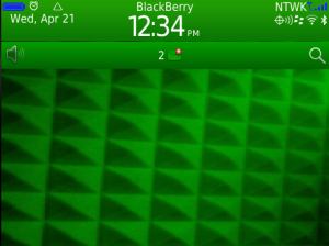 The Green One Theme for BlackBerryTorch 9800