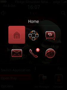 NEW Dark Demon Skulls for BlackBerry Torch 9800