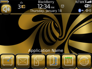Gold and Black Theme