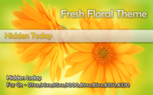 Fresh Floral Theme