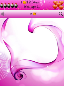 100per Pink Gorgeous Theme -- For Pink BlackBerry Torch Lovers