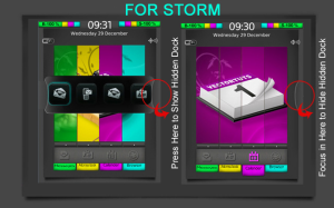 Colors 4U Theme Hidden Dock