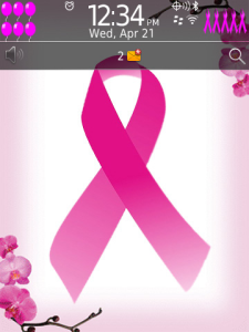 Pink Ribbon Theme -- Get Pink Ribbon Theme for BlackBerry Torch