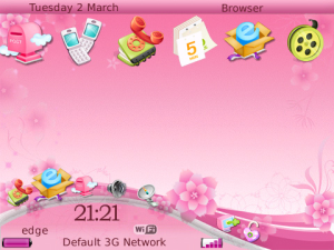 Lovely Pink theme