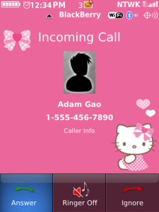 Hello Kitty Pink Bow UR Theme