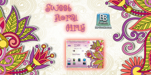 Sweet Floral Girly theme by BB-Freaks