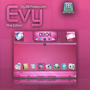 Evy Pink Edition theme by BB-Freaks