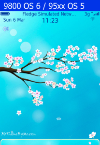 Animated Sakura blossom spring