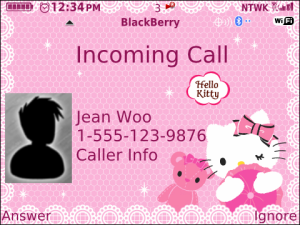 Hello Kitty and Little Bear in Glamour Pink Theme