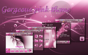 Gorgeous pink theme