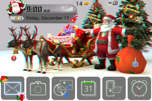 e-Mobile Merry Christmas 3D Theme Special promotion