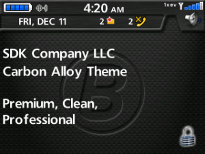 Carbon Alloy HIDDEN TODAY Theme