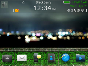 Green Battery Theme - No Trays OS 5 Style