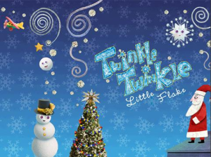 Twinkle Holiday theme for BlackBerry