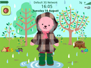 Teddy Bear in A Rainy Day