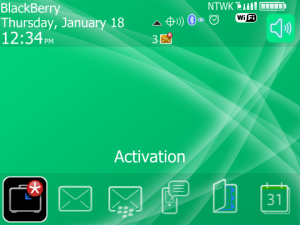 Abstract Aura Ocean Green